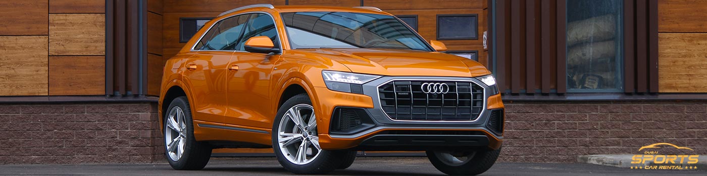 Audi Q8 orange