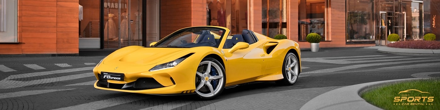 Ferrari F8 Tributo yellow